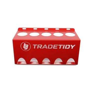 Imagem de Tradetidy Selante de silicone de armazenamento/mástique/suporte adesivo, ideal para vans, garagens, oficinas, construção de aço forte, bordas arredondadas para segurança, 310 mm (L) x 200 mm (A) x 110