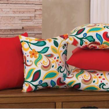 Imagem de Kit 5 Almofadas Decorativas Sala e Sofa 45cm x 45cm - NR