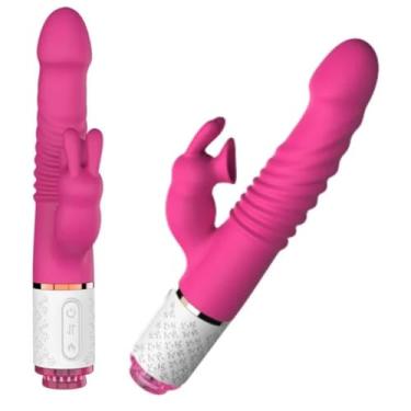 Imagem de Vibrador Vai E Vem Com Função Aquecimento E Pulsação 7 Vibrações Discreto Silicone À Prova D’Água