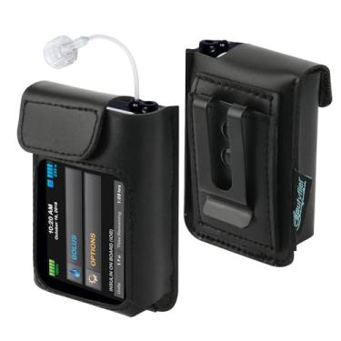 Imagem de Beautyflier Estojo de bomba de insulina para Tandem T: Slim X2, suporte de bomba de insulina compatível com T: Slim/T: Slim G4, bolsa de armazenamento de bomba de insulina com clipe de cinto, ótimo