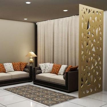 Imagem de Painel Vazado Divisória MDF Santorini Crú - Decore Painéis e Divisória