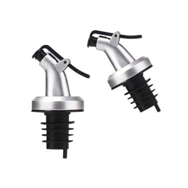 Imagem de Kit 6 Bico Dosador Dosadores Plástico Para Garrafa Azeite Vinagre Multiuso Universal 4,5x3x3cm