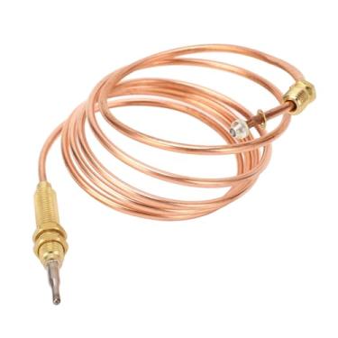 Imagem de Termopar Universal, 120cm/47.2Nin Termoparo do Termoples de Cobre Termopares do Aquecedor de água para Lareira a Gás Com Gás Artificial e Gás Liquefeito para Vários Aparelhos de