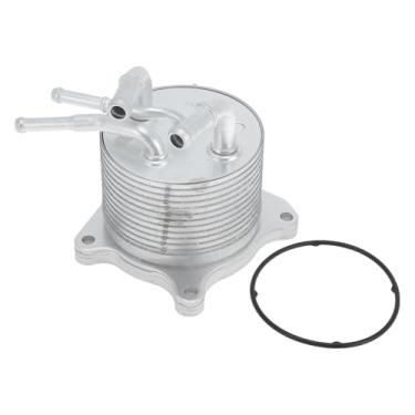 Imagem de REPAIROCK 1 conjunto de refrigerador de óleo do motor para Mitsubishi Lancer 2008-2017 liga de alumínio tom prata transmissão óleo Cooler Trans Cooler