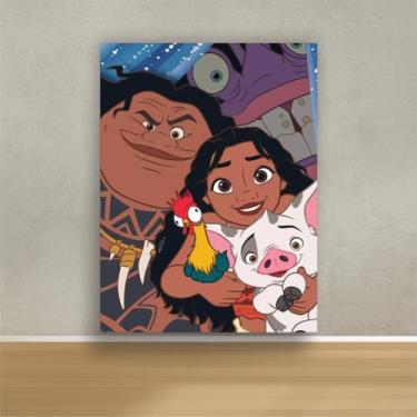 Imagem de Painel Retangular Moana Desenho 1,5X1,0M Lona Fosca - 3M