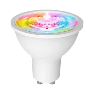 Imagem de Lâmpada LED Inteligente WiFi GU10 E27 E14 RGB Luz Regulável Tuya Alexa