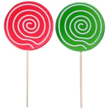 Imagem de Amosfun 2 Peças De Adereços Para Pirulito, Enfeites Grandes Doces, Fotográficos Falsos Festas Festivas