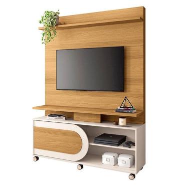 Imagem de Estante Home Theater órbis Cinamomo Off White - Hb Móveis