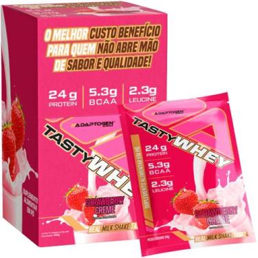 Imagem de Tasty Whey Sache 12 Unidades De 34g Cada Adaptogen Morango