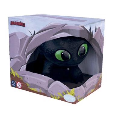 Imagem de Boneco DreamWorks Eclipse Baby Dragão Como Treinar seu Dragão Pupee Mini 3+ Anos 1 Unidade