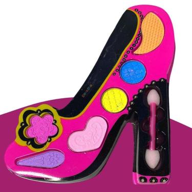 Imagem de Kit Maquiagem Infantil De Brinquedo Presilha Princesa Sapato