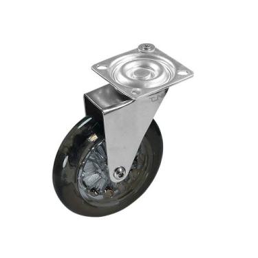 Imagem de Rodízio de Gel TN RG 100 Fumê 65kg FGVTN, Sem Trava