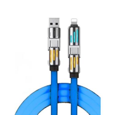 Imagem de Carregador De Cabo USB Type C 240W Adaptador De Carregamento Rápido Re