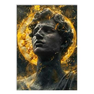 Imagem de Placa Decorativa Estatua Grega Filosofia Estoicismo Decoração Poster Quarto Sala