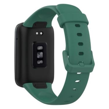 Imagem de Pulseiras de silicone NSmart compatíveis com MI BAND 7 PRO, Verde Escu