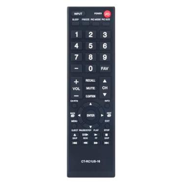 Imagem de Controle remoto substituído CT-RC1US-16 para Toshiba TV 32SL400 40L310U 32L110U 49L310U 55L310U 43L310U 28L110U 32L110U 32L220U 40L310U 43L310U 266 C10