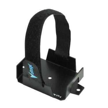 Imagem de Voltage Bandeja de bateria pequena para baterias 12V 4AH, 12V 5AH, SLA, AGM ou lítio LiFePO4 e mais. Suporte de bateria com alça de retenção VT-4