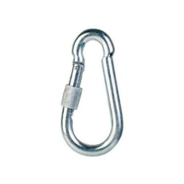 Imagem de Mosquetão com Trava Roscada 7x70 Carbostorm Galvanizado - Carga de tra