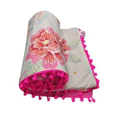 Imagem de Canga DNA Rosa - Tropical Off White-Feminino