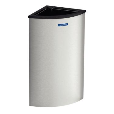 Imagem de Lixeira Tramontina Abruzzo Inox Acabamento Acetinado 110 L Tramontina