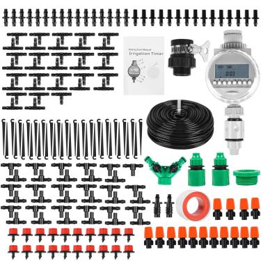 Imagem de Temporizador Irrigação, Aspersor para Irrigação Jardim, Irrigador de Jardim, Gotejador para Plantas, Lrrigação Automática, Kit de Lrrigação com Temporizador