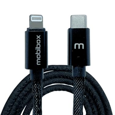 Imagem de Cabo Carregador Lightning p/ iPhone com Entrada Tipo C - 1 metro - Reforçado - Ultra rápido - Original 1 ano de garantia