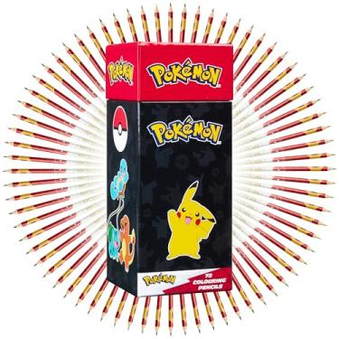 Imagem de Conjunto de lápis de cor Pokémon com 72 lápis de desenho pré-afiados, materiais de arte, artigos de papelaria divertidos para escola, casa, férias, presentes para crianças