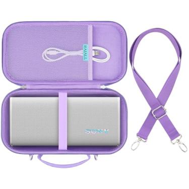 Imagem de RAIALL Estojo rígido de viagem para alto-falante Bose SoundLink Max, grande, portátil, à prova d'água, Bluetooth, bolsa protetora para transporte com bolso de malha para cabo USB e outros acessórios