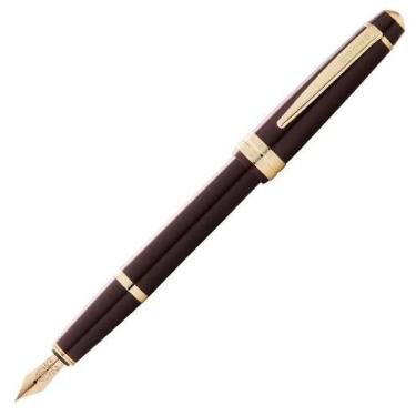 Imagem de Caneta Tinteiro Cross Bailey Light Bordô C/Dourado