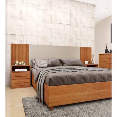 Imagem de Painel Box Casal Barcelona - Tcil Móveis- Cinamomo/Off White