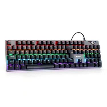 Imagem de Teclado Gamer Mecânico Switch RGB Keedi TEC803