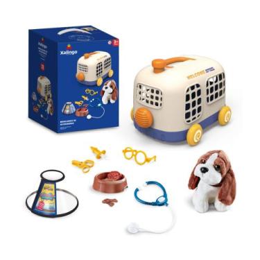 Imagem de Brinquedo Infantil Brincando de Veterinário 12 Peças Xalingo - 06000