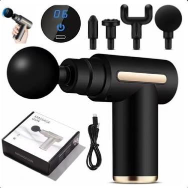 Imagem de Pistola Massageadora Premium Bivolt para Terapia Miofascial Completa -