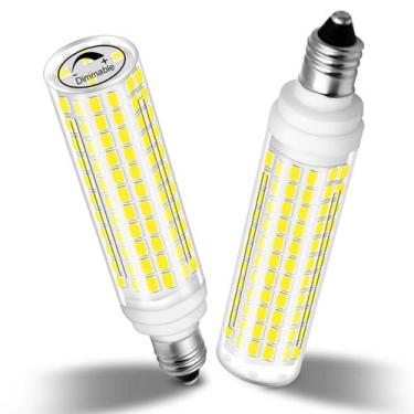 Imagem de Lâmpada LED Megereet E11 10W 1000LM 6000K regulável 120V, pacote com 2