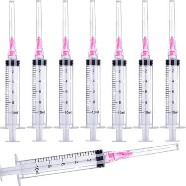 Imagem de Seringa DM YOSLEB 10ml/cc de plástico Luer Lock 18Ga (pacote com 100)