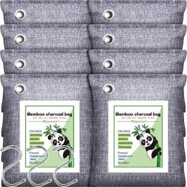 Imagem de Absorvedor de odor de carvão vegetal Mayunuo Activated, pacote com 8 u