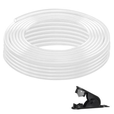 Imagem de Tubo de teflon de PTFE luminoso de 5 m com cortador de 4 mm ID x 6 mm 