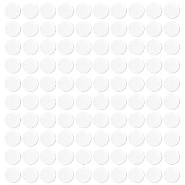 Imagem de Almofadas de feltro para aromaterapia de carro, 100 peças de 18 mm, almofada de aromatizador de ar branca para difusor de aromaterapia de carro