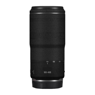 Imagem de 100-400 5.6-8 Adesivo de lente de câmera antiarranhões para Canon RF100-400mm F5.6-8 é USM Coat Wrap película protetora corpo capa de pele (preto fosco)