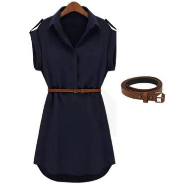 Imagem de Vestido Feminino Elegante Retrô De Cor Sólida, Skinny, Sem Mangas, Com