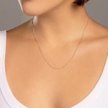 Imagem de Cordão folheado a ouro fio grumet Cód. 530695 - rommanel