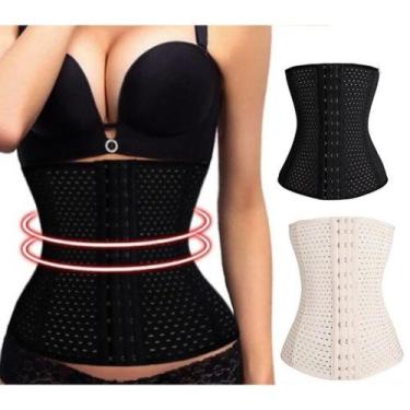Imagem de Cinta Faixa Modeladora Feminina Abdominal Afina Modela Cintura Redutor