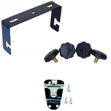 Imagem de Kit Suporte para Rádio Px Cobra 19dx + Parafusos Rosca Grossa + Suport