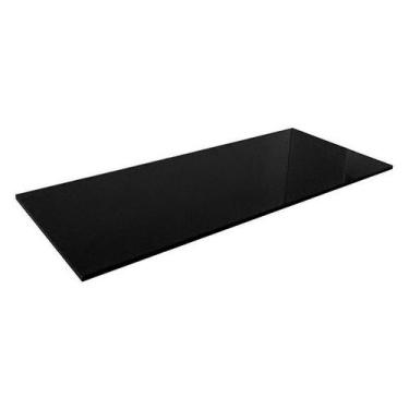 Imagem de Tampo Balcão Gabinete de Cozinha 150cm MDP Preto - Abmaza - AJL Móveis