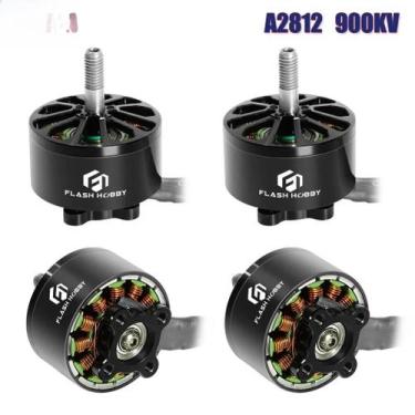 Imagem de Motor Brushless De Alta Potência 900KV 4pcs A2812 Para Drones Multirot