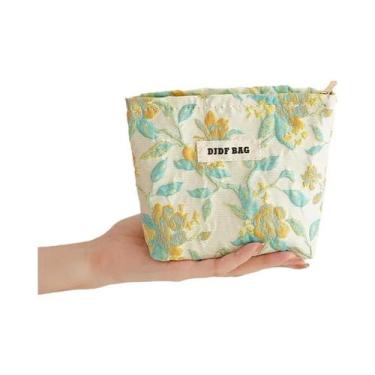 Imagem de Bolsa Feminina Pequena Com Padrão De Planta, Bolsa Portátil Para Armaz