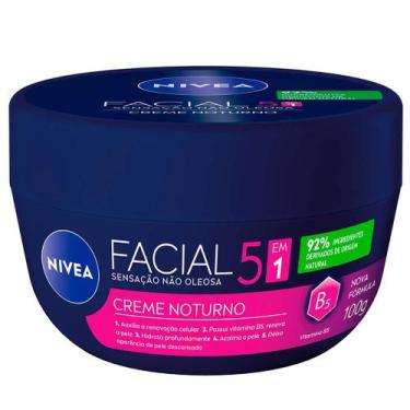 Imagem de Creme Hidratante Facial Noturno NIVEA Ultraleve, 100g