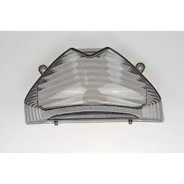 Imagem de TOPZONE Compatível com SUZUKI 2010-2016 GSX1250 FA BANDIT; luz de freio de luz traseira de combinação de luz traseira de LED (apenas 1. lente, fumaça)