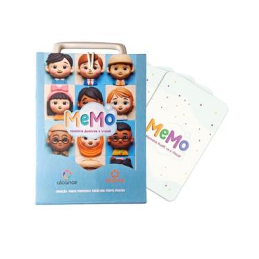 Imagem de Jogo da Memória Auditiva e Visual Memo, Brinquedo Educativo Infantil e Pedagógico para Crianças, Fonoaudiologia e Alfabetização