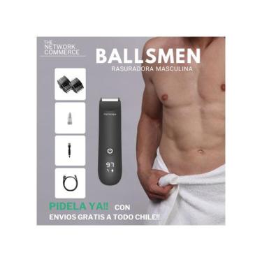 Imagem de Máquina de barbear elétrica Ballsmen 3.0 à prova d'água com lâmina de 
